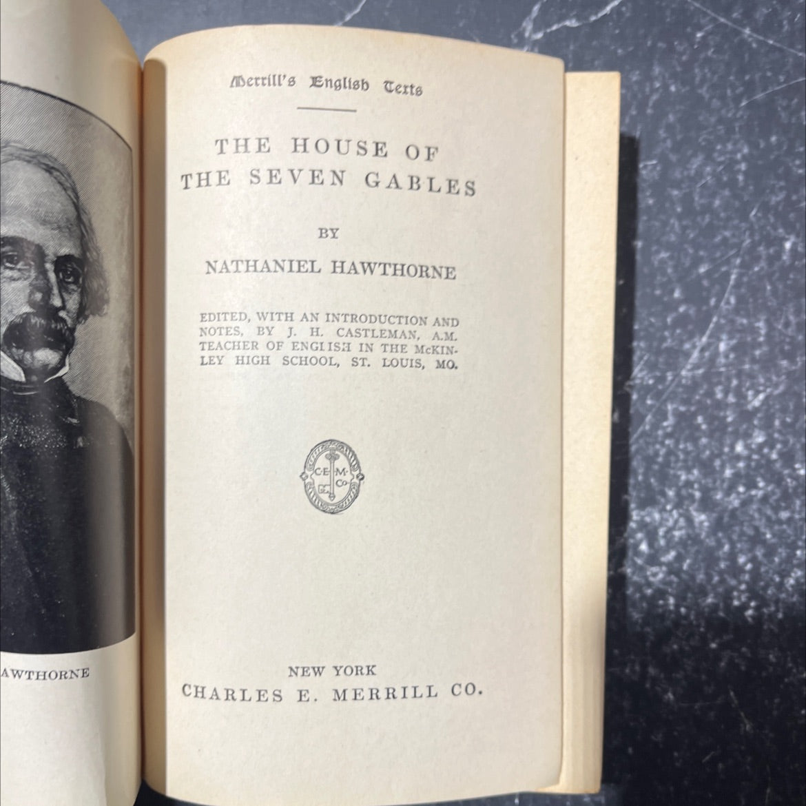 the house of the seven gables book, by nathaniel hawthorne, 1907 Hardcover image 2