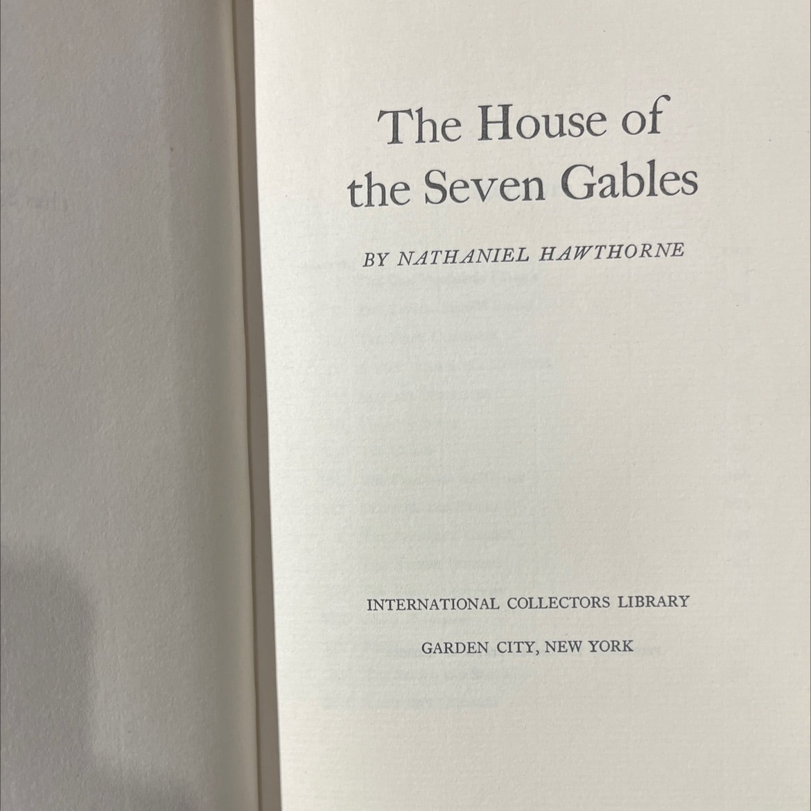 the house of the seven gables book, by nathaniel hawthorne, 1970 Hardcover image 2