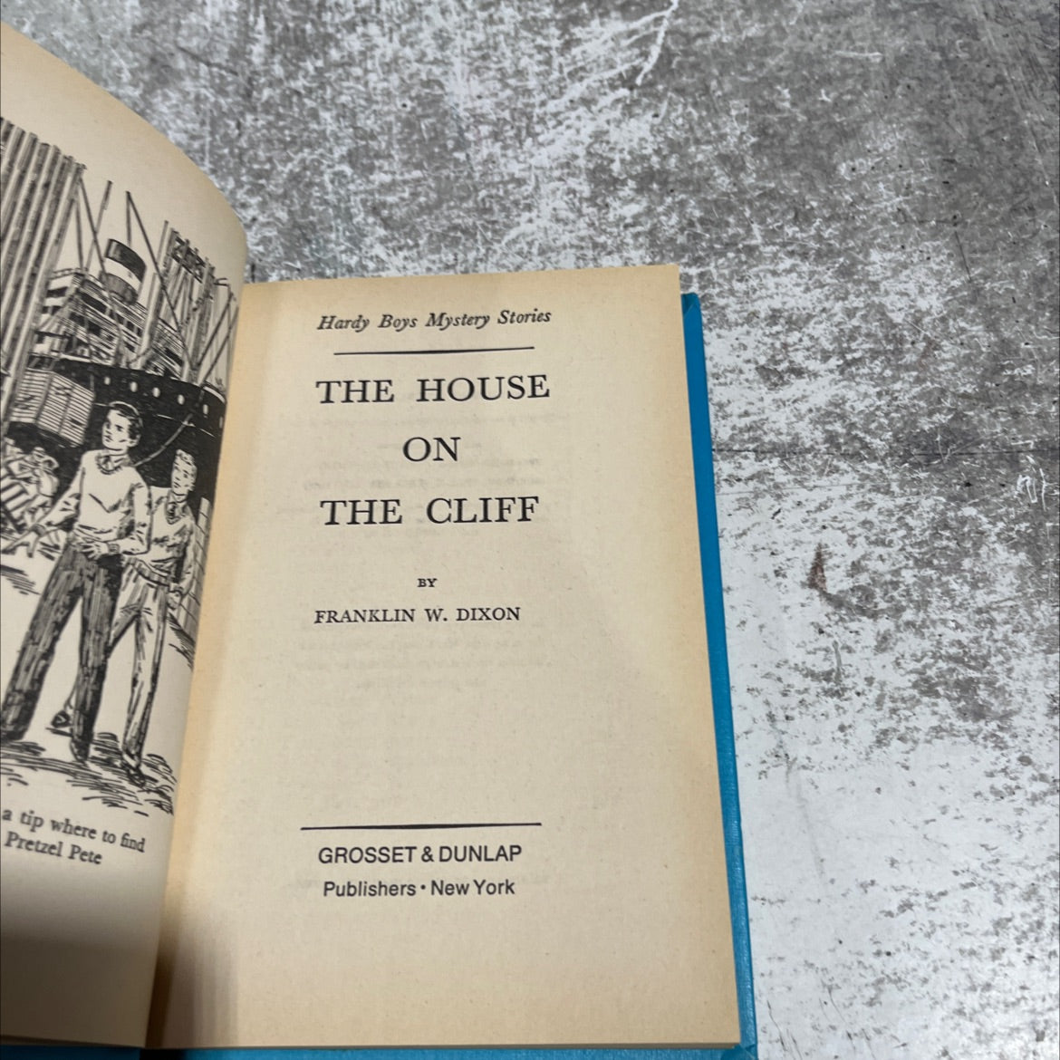 the house on the cliff book, by franklin w. dixon, 1980 Hardcover image 2