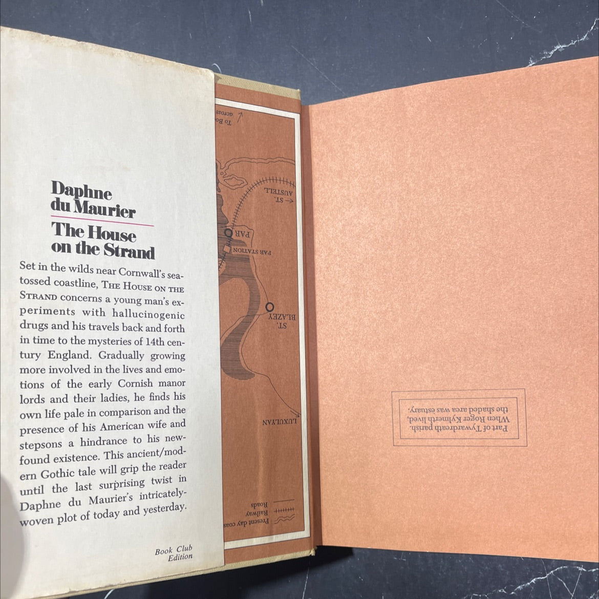 the house on the strand book, by Daphne du Maurier, 1969 Hardcover image 4