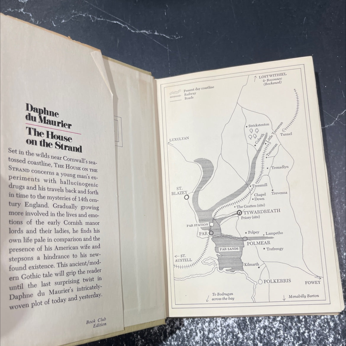 the house on the strand book, by Daphne du Maurier, 1969 Hardcover image 4