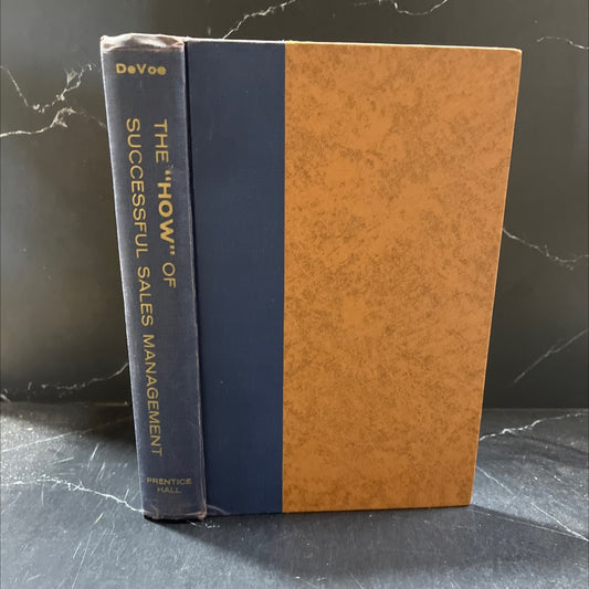 the how of successful sales management book, by merrill devoe, 1957 Hardcover image 1
