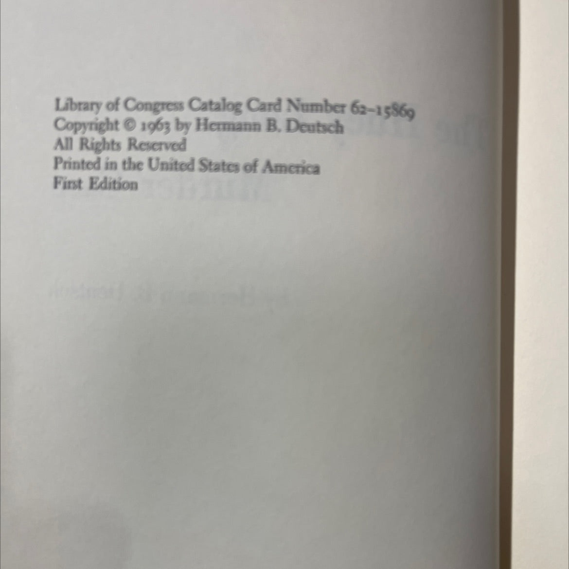 the huey long murder case book, by hermann b. deutsch, 1963 Hardcover image 3