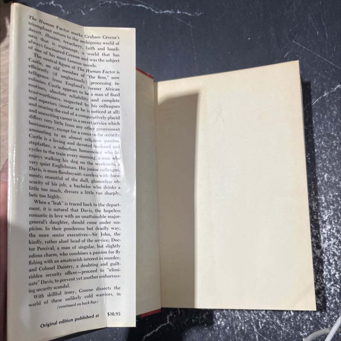 the human factor book, by graham greene, 1978 Hardcover image 4