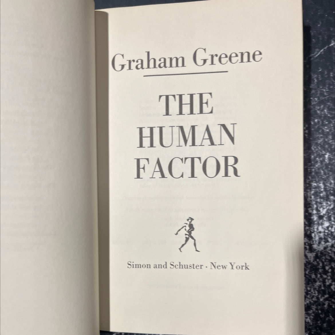 the human factor book, by graham greene, 1978 Hardcover image 2