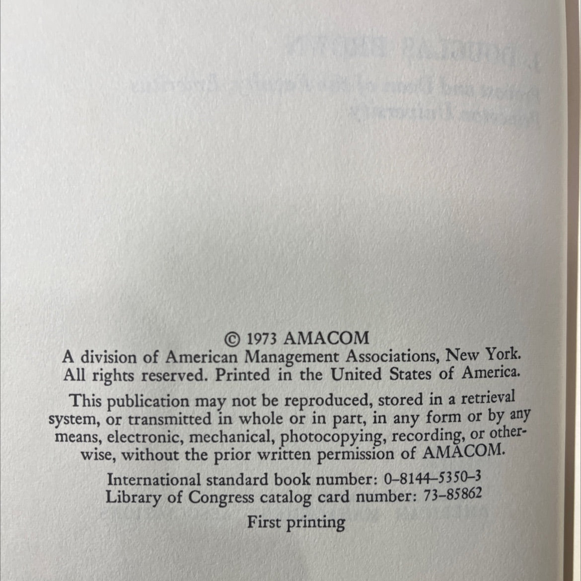 the human nature of organizations book, by j. douglas brown, 1973 Hardcover image 3