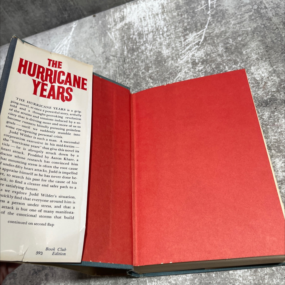 the hurricane years book, by cameron hawley, 1968 Hardcover image 4