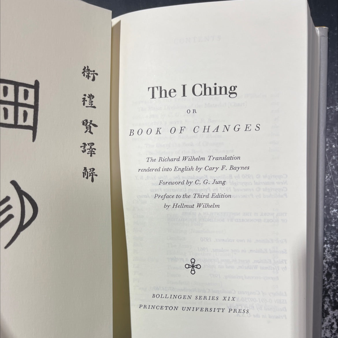 the i ching or book of changes book, by richard wilhelm, 1967 Hardcover image 2
