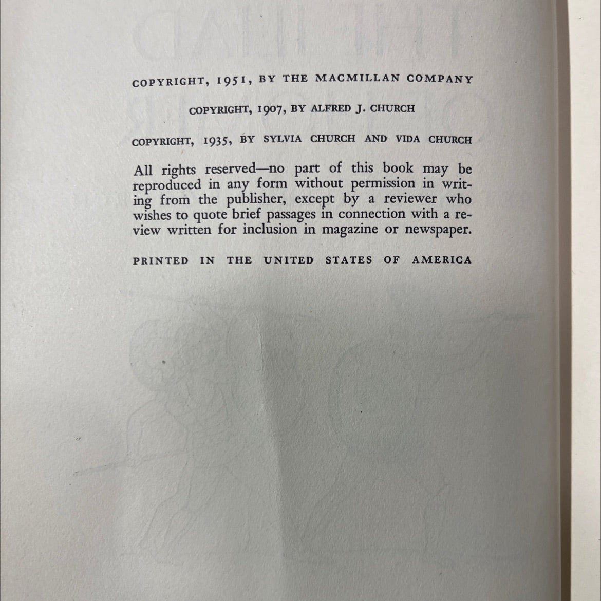 the iliad book, by homer, 1951 Hardcover image 3