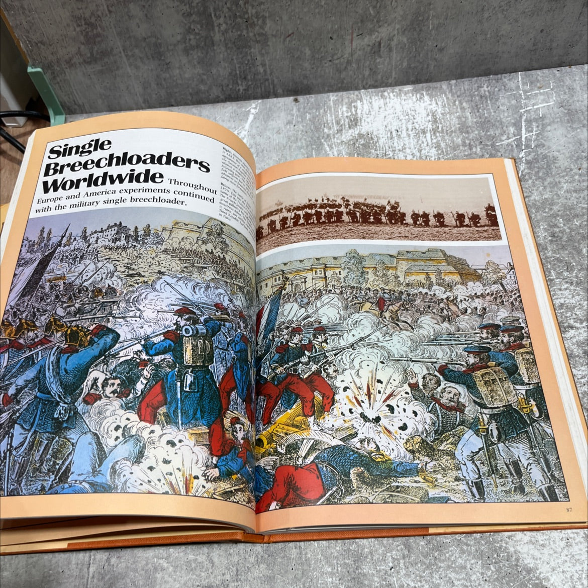 the illustrated encyclopedia of 19th century firearms book, by major f myatt mc, 1979 Hardcover image 4