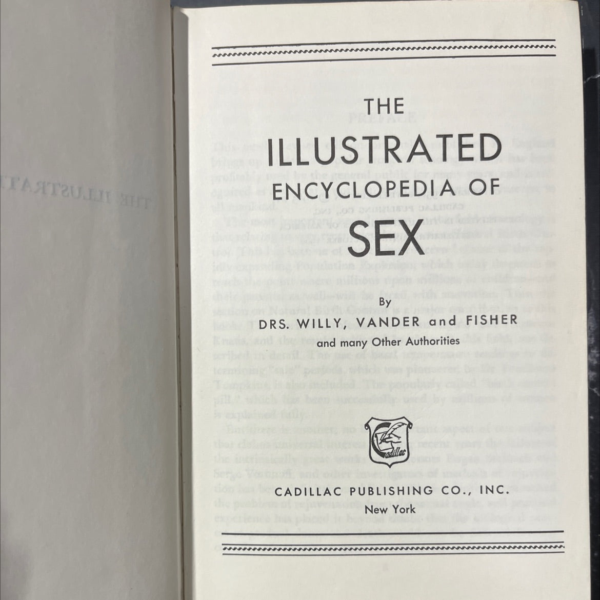 the illustrated encyclopedia of sex book, by drs. willy, vander and fisher and many other authorities, 1965 Hardcover image 2