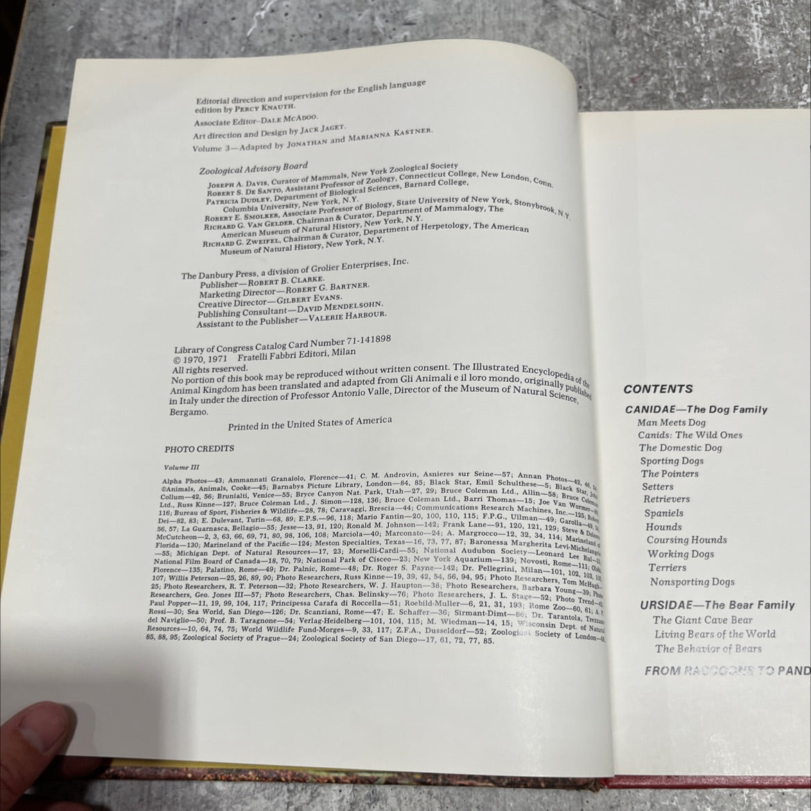 the illustrated encyclopedia of the animal kingdom book, by percy knauth, 1971 Hardcover image 3