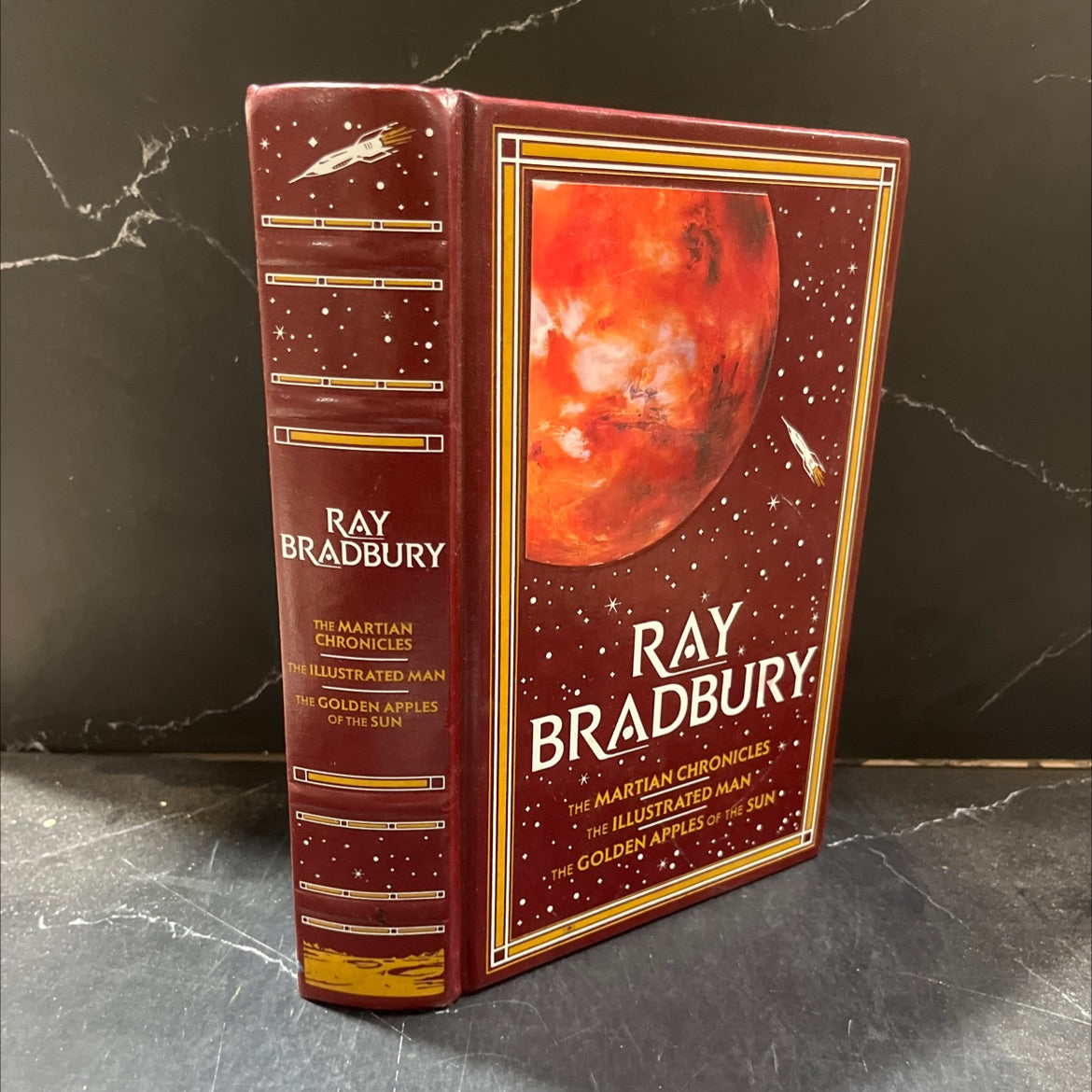 the illustrated man book, by ray bradbury, 2010 Leather image 1