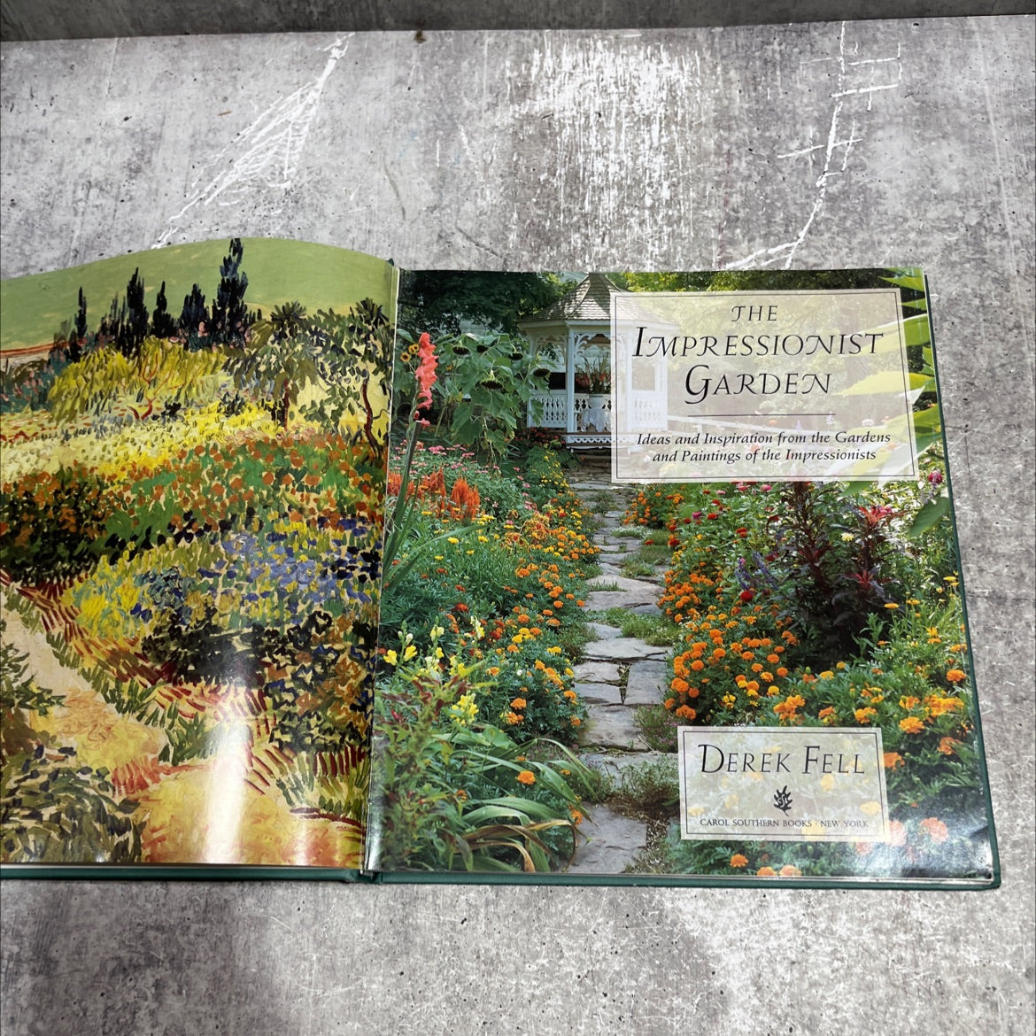 the impressionist garden book, by Derek Fell, 1994 Hardcover image 2