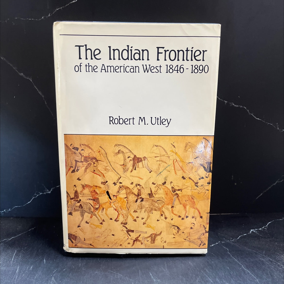 the indian frontier of the american west 1846-1890 book, by robert m. utley, 1984 Hardcover image 1