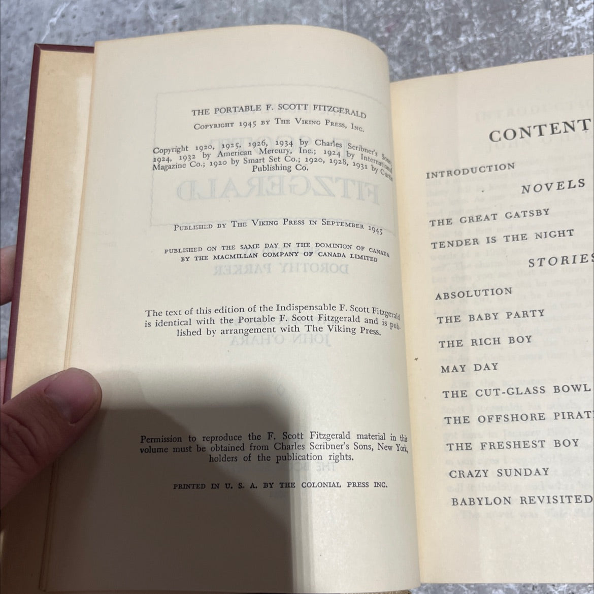 the indispensable f. scott fitzgerald book, by f. scott fitzgerald, 1951 Hardcover image 3