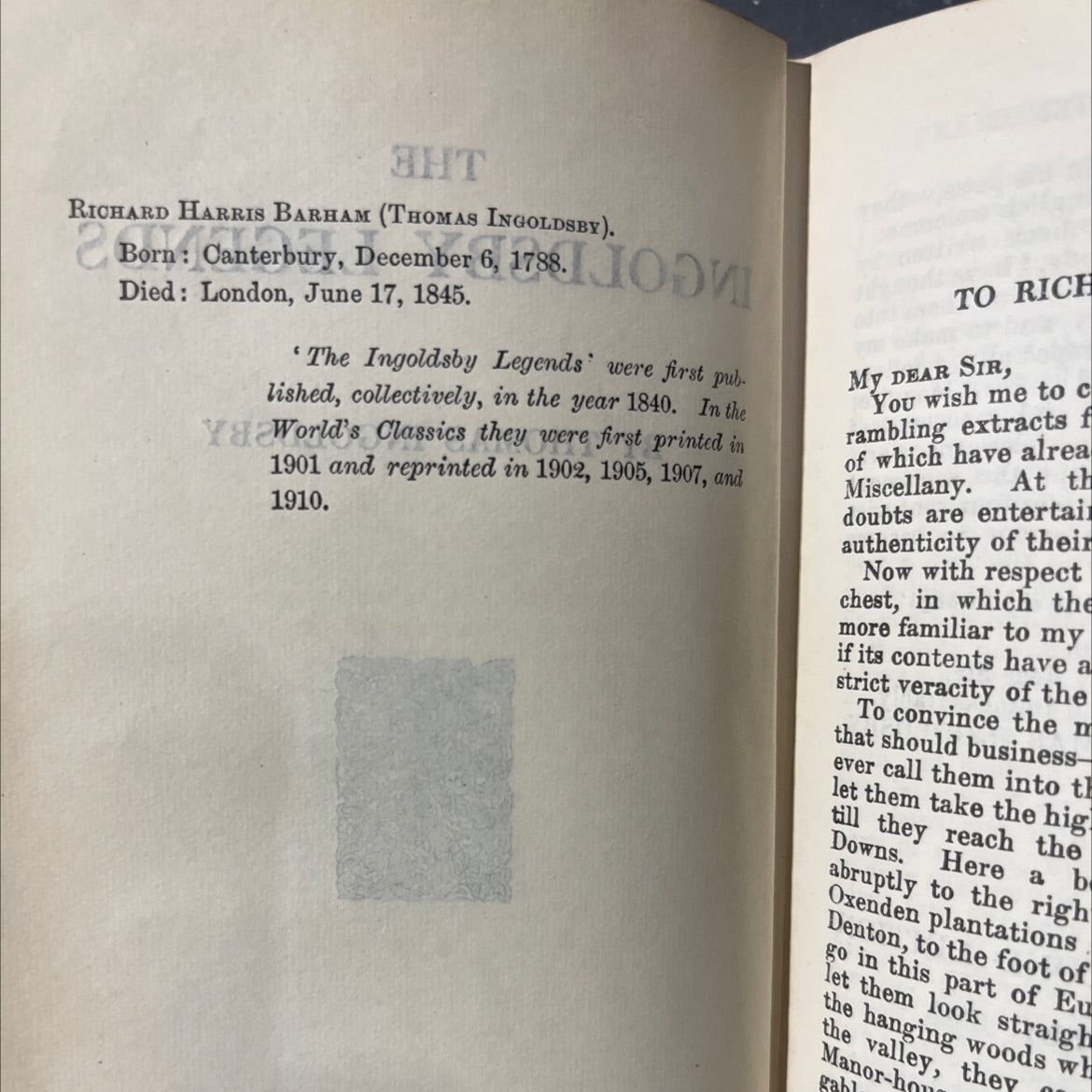 the ingoldsby legends book, by thomas ingoldsby, 1910 Leather image 3