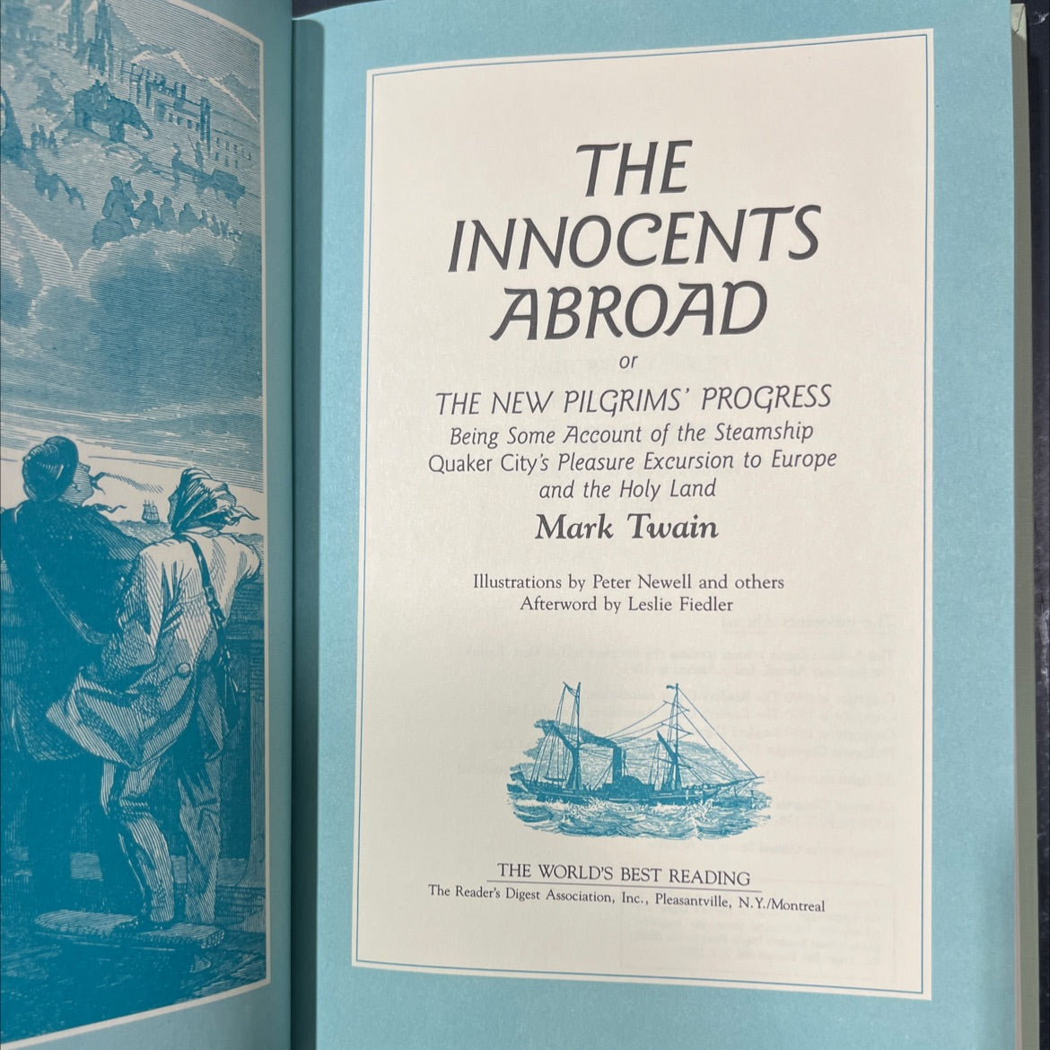 the innocents abroad or the new pilgrims' progress book, by Mark Twain, 1990 Hardcover image 2