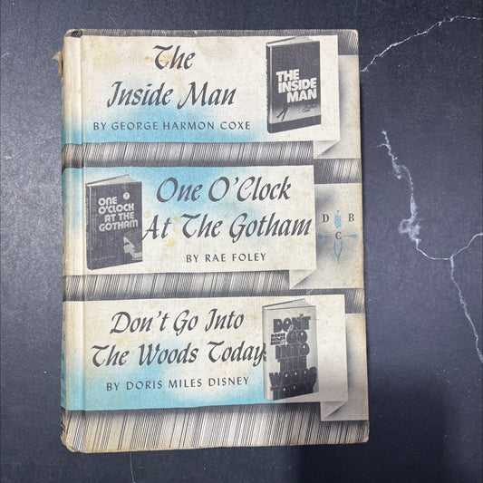 the inside man book, by george harmon coxe, 1974 Hardcover image 1