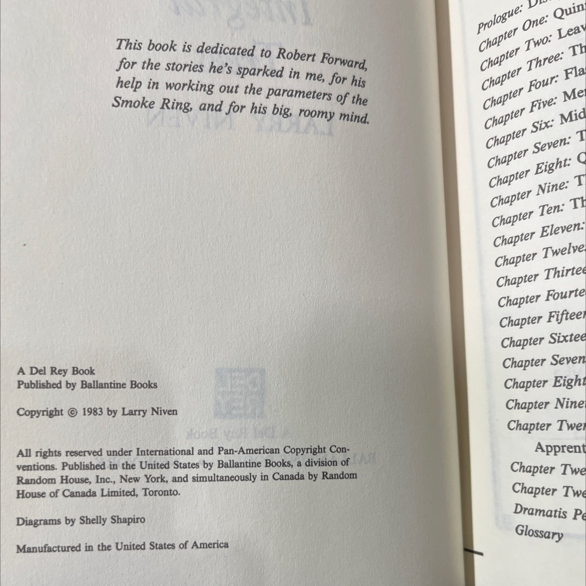 the integral trees book, by larry niven, 1983 Hardcover image 3