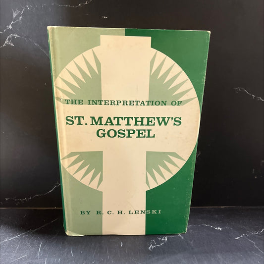 the interpretation of st. matthew's gospel book, by r. c. h. lenski, 1964 Hardcover image 1