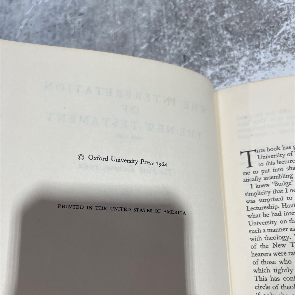 the interpretation of the new testament 1861-1961 book, by stephen neill, 1964 Hardcover image 3