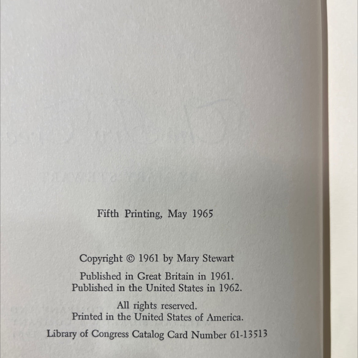 the ivy tree book, by mary stewart, 1965 Hardcover image 3