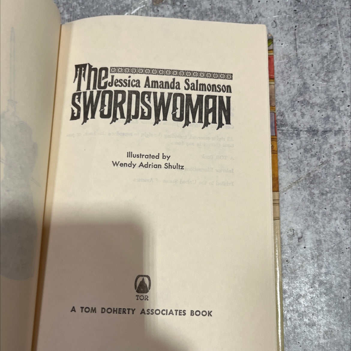 the jessica amanda salmonson swordswoman book, by Jessica Amanda Salmonson, 1982 Hardcover image 2