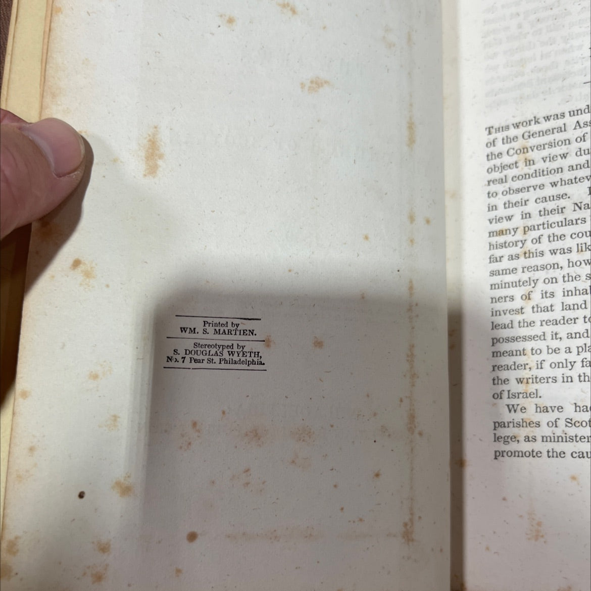 the jews from the church of scotland in 1839 book, by unknown, 1839 Hardcover image 3