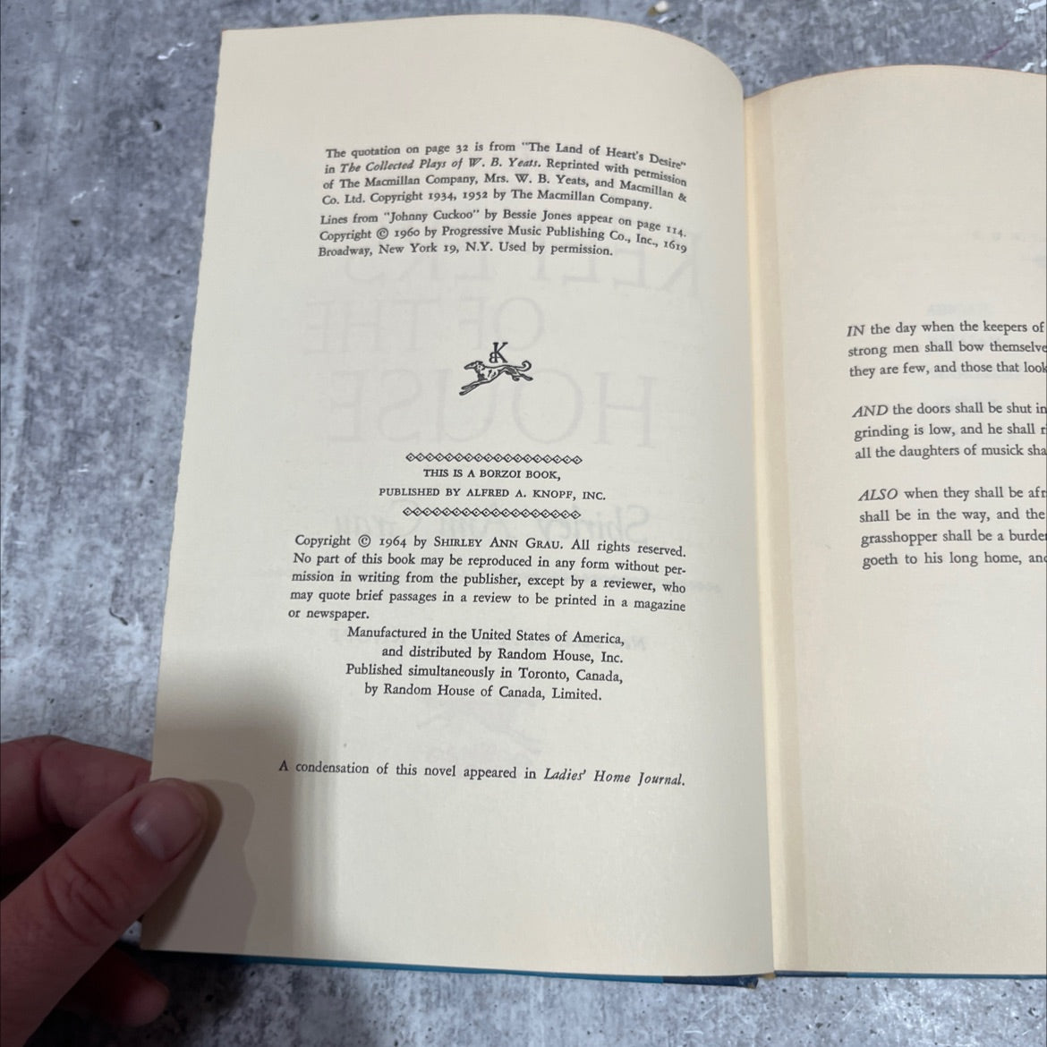 the keepers of the house book, by shirley ann grau, 1964 Hardcover image 3