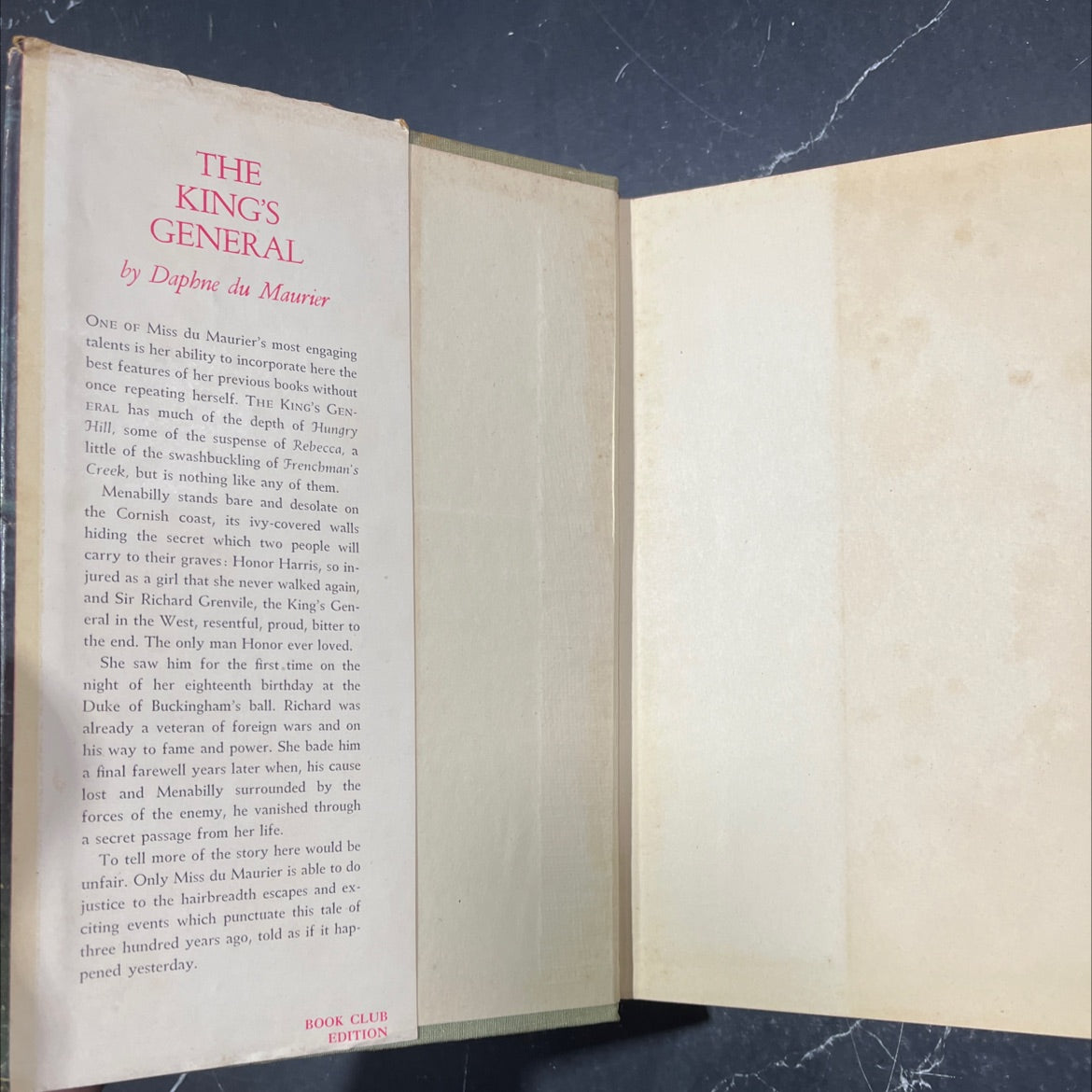 the king's general book, by daphne du maurier, 1946 Hardcover image 4