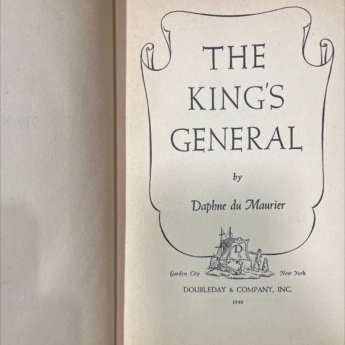 the king's general book, by daphne du maurier, 1946 Hardcover image 2