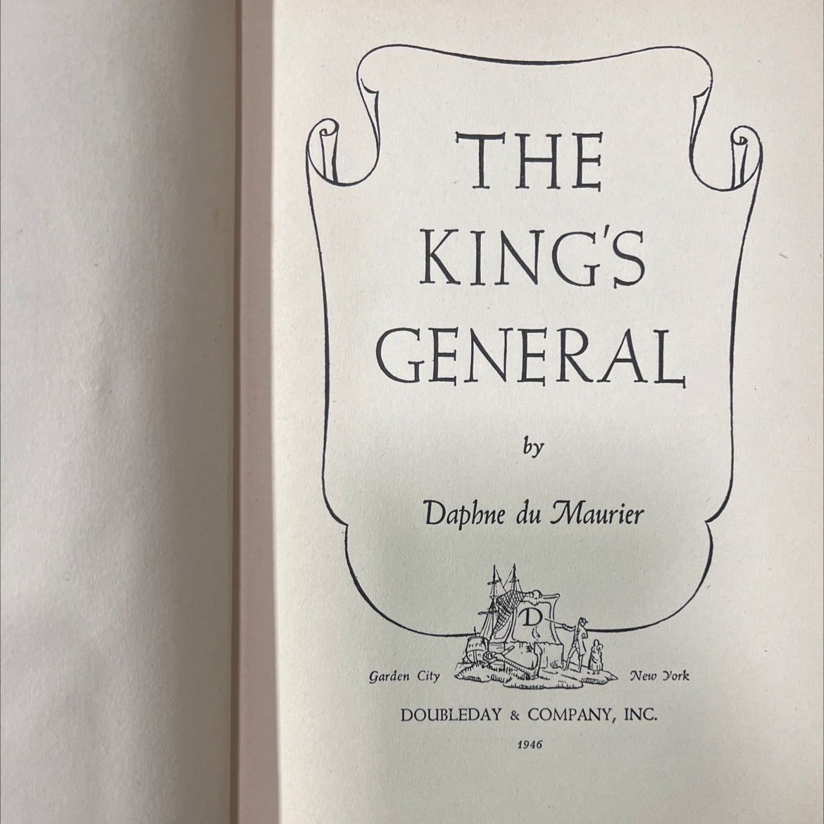 the king's general book, by daphne du maurier, 1946 Hardcover image 2