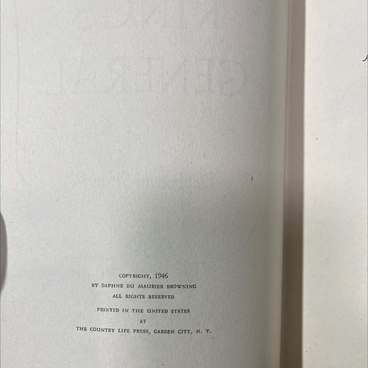 the king's general book, by daphne du maurier, 1946 Hardcover image 3