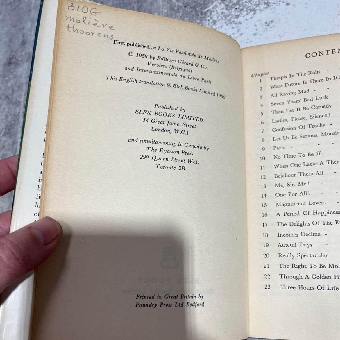 the king's player book, by leon thoorens, 1960 Hardcover image 3