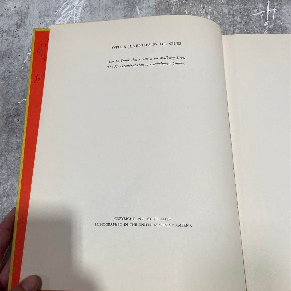 the king's stilts book, by Dr. Seuss, 1939 Hardcover image 3
