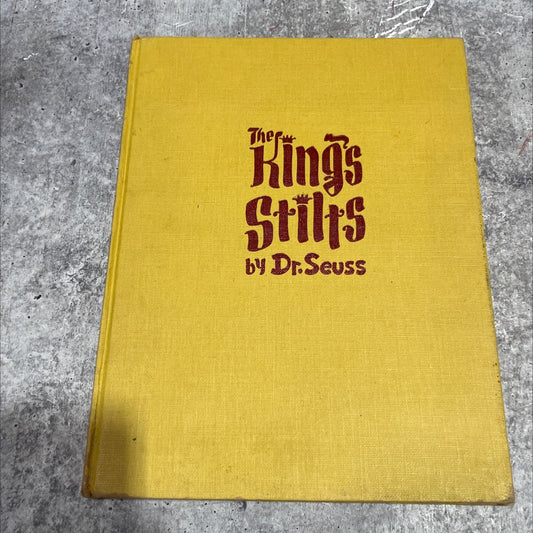 the king's stilts book, by Dr. Seuss, 1939 Hardcover image 1