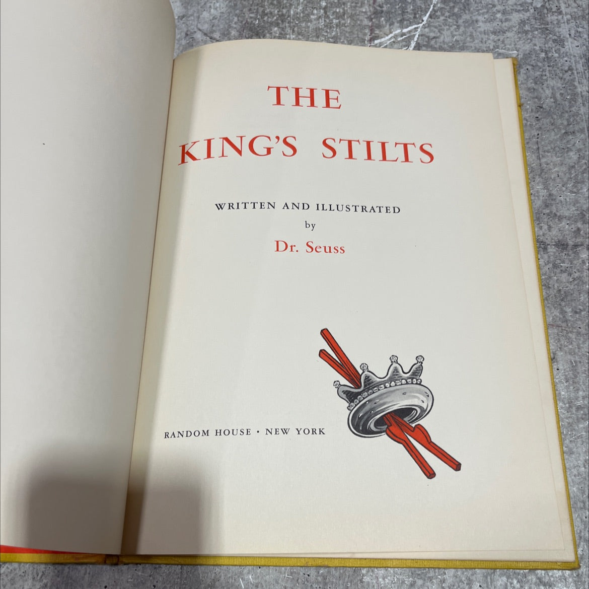 the king's stilts book, by Dr. Seuss, 1939 Hardcover image 2