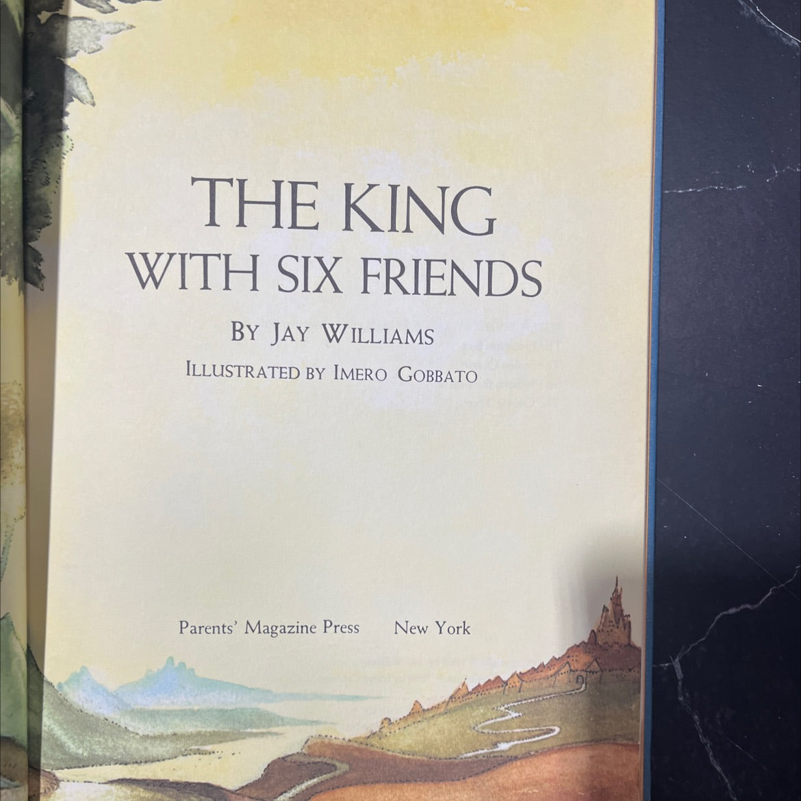 the king with six friends book, by jay williams, 1968 Hardcover image 2