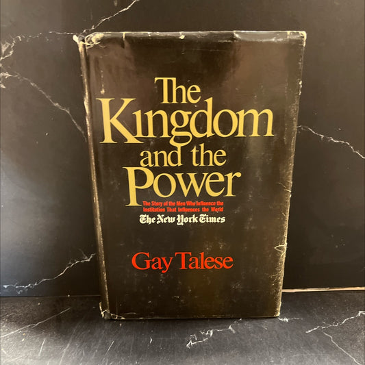 the kingdom and the power book, by gay talese, 1969 Hardcover image 1