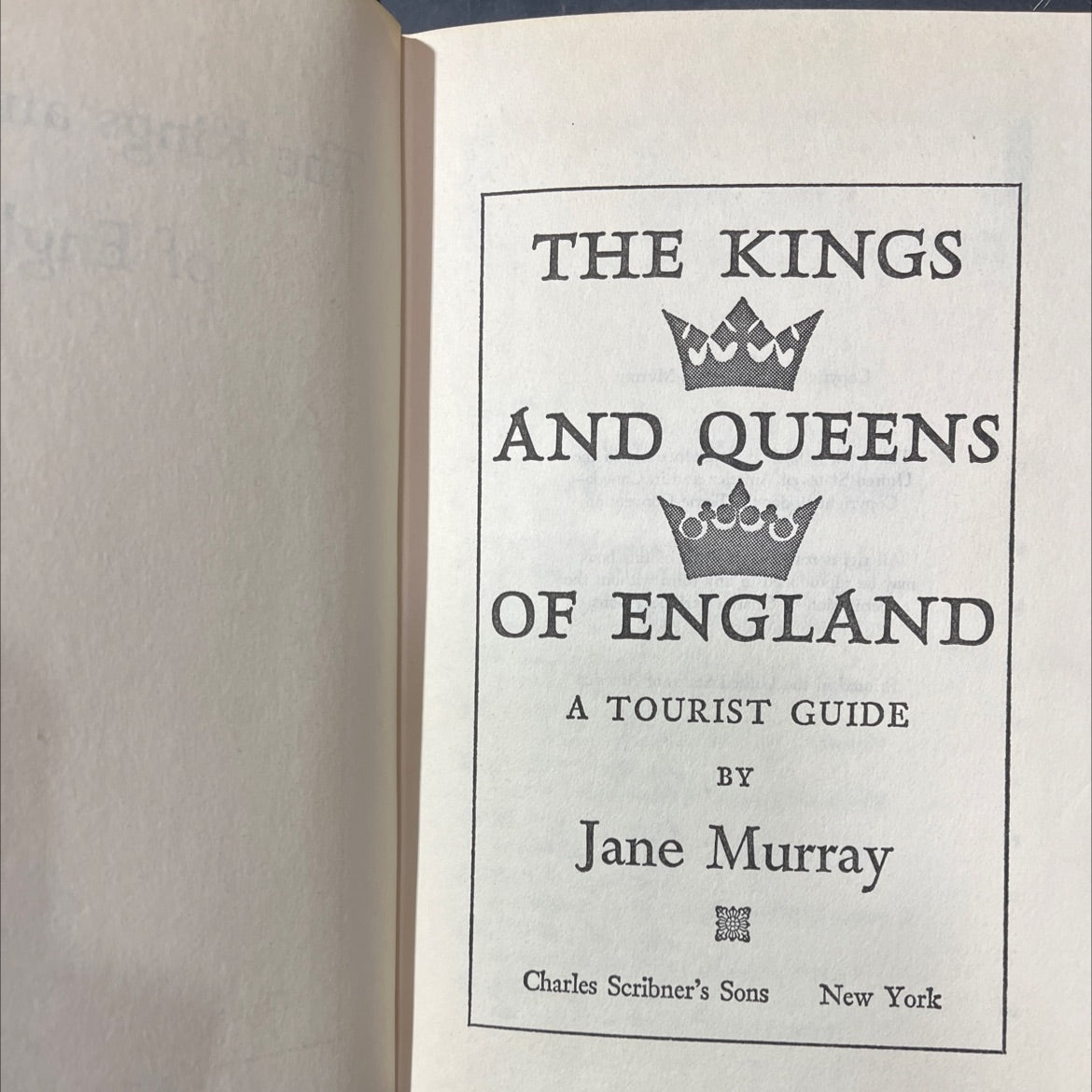 the kings and queens of england a tourist guide book, by jane murray, 1974 Hardcover image 2