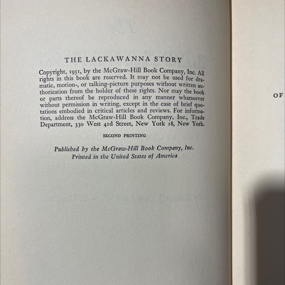 the lackawanna story the first hundred years of the delaware, lackawanna and western railroad book, by Robert J. Casey image 3