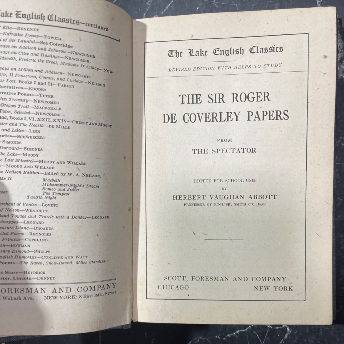the lake english classics revised edition with helps to study the sir roger de coverley papers from the spectator book, image 2