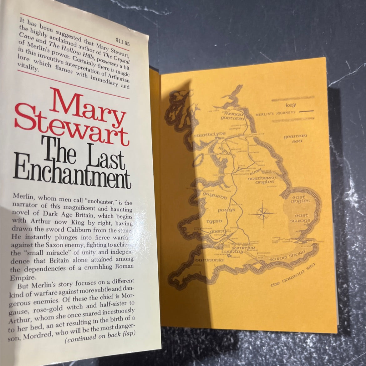 the last enchantment book, by Mary Stewart, 1979 Hardcover image 4