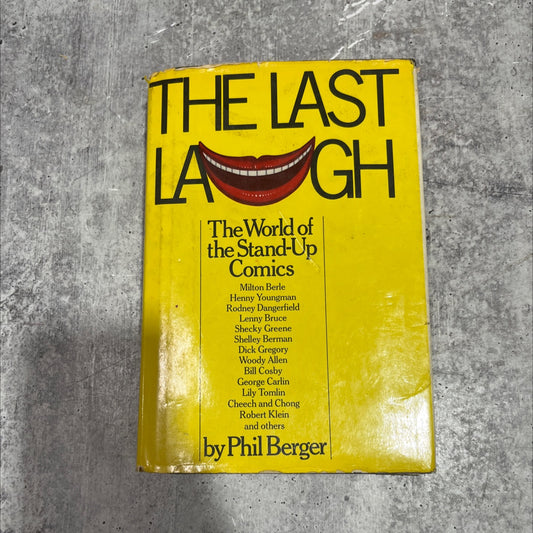 the last laugh the world of the stand-up comics book, by Phil Berger, 1975 Hardcover image 1