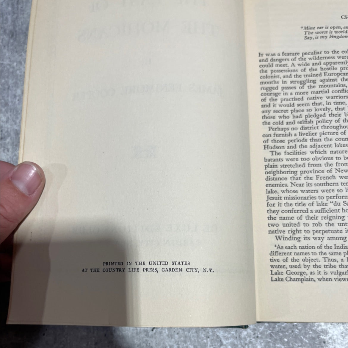 the last of the mohicans book, by james fenimore cooper, 1970 Hardcover image 3