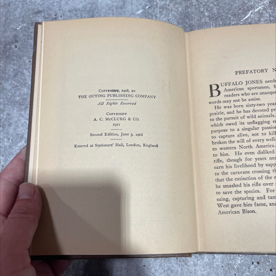 the last of the plainsmen book, by zane grey, 1911 Hardcover image 3