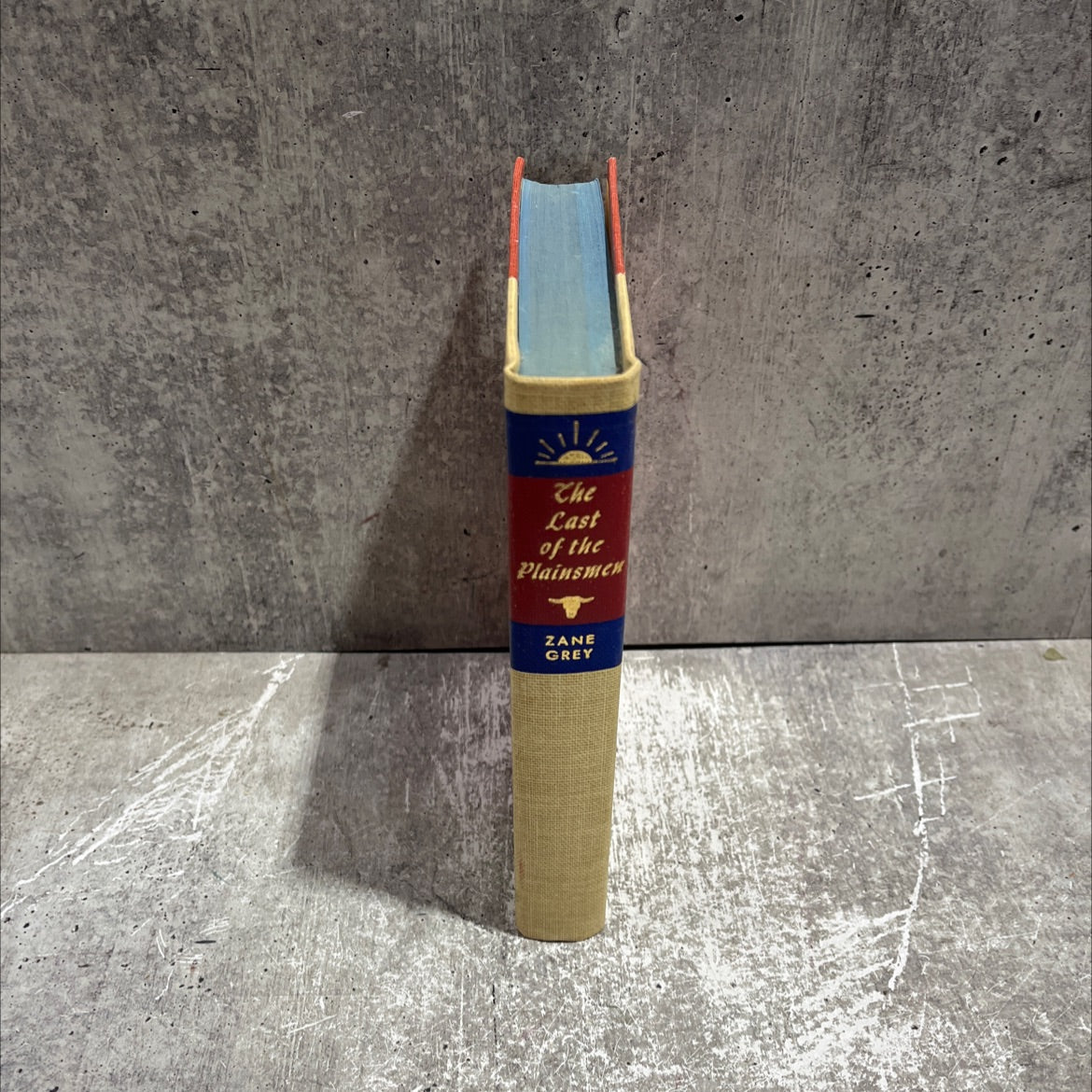 the last of the plainsmen book, by zane grey, 1936 Hardcover image 4