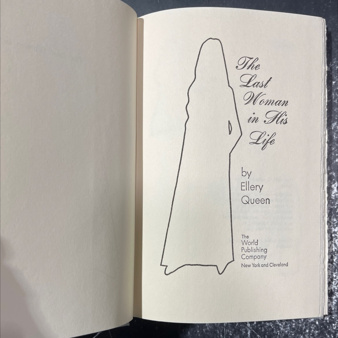 the last woman in his life book, by Ellery Queen, 1969 Hardcover image 2