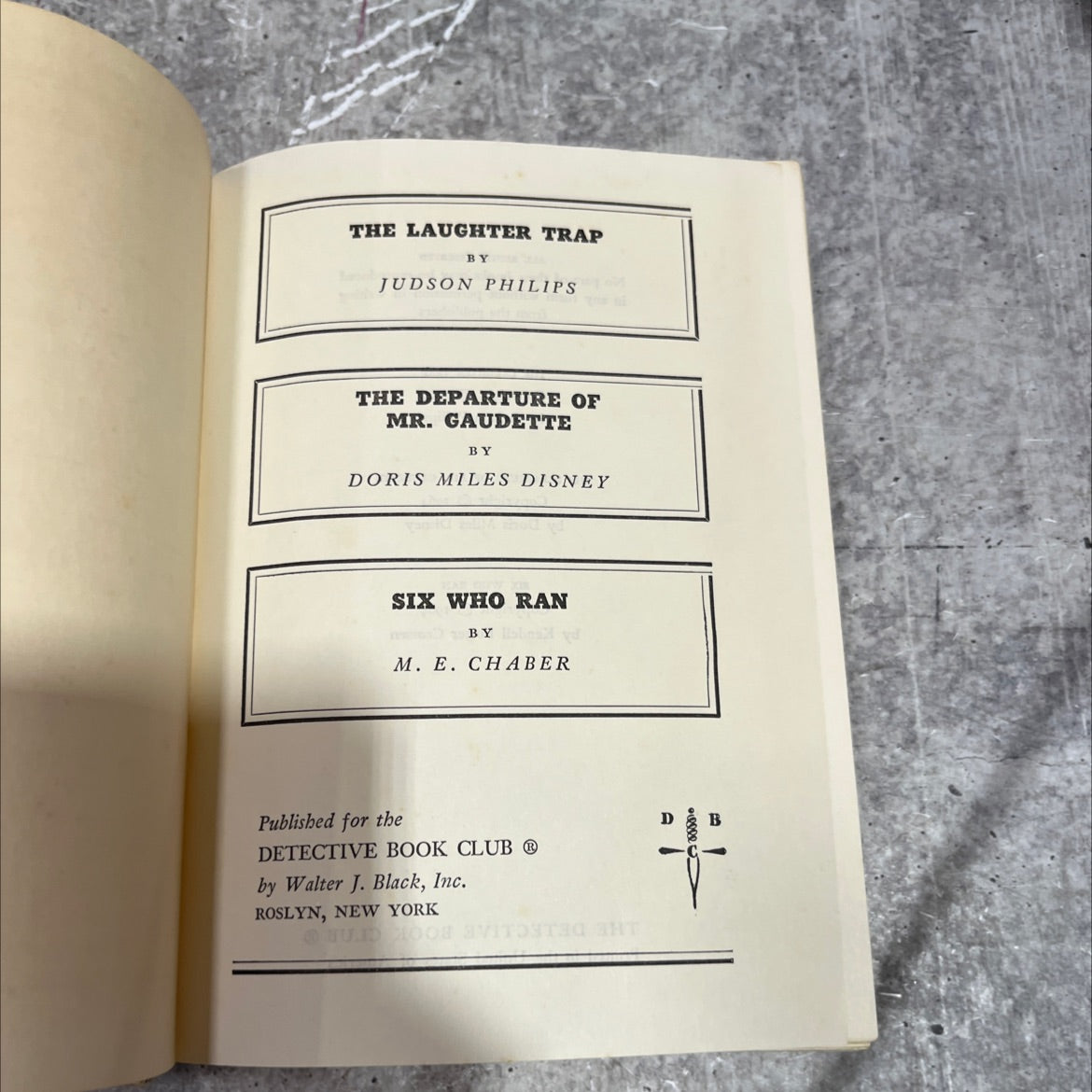 the laughter trap book, by judson philips, 1964 Hardcover image 2
